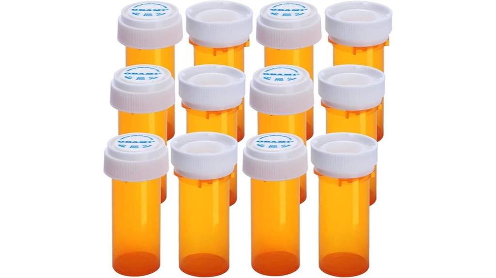 child resistant pill bottles