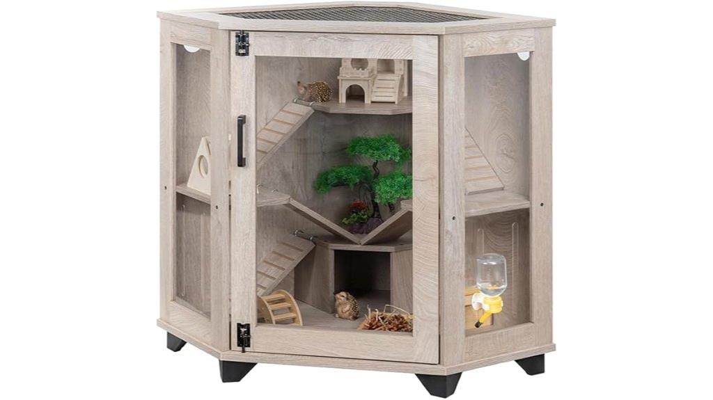 chinchilla cage with ramp