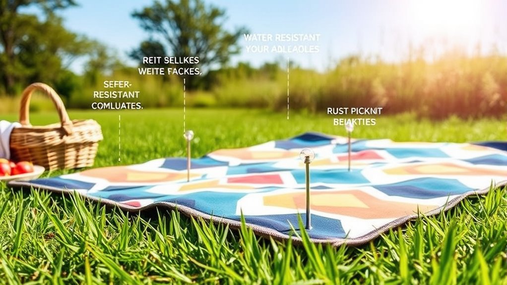 choosing durable stable picnic blankets