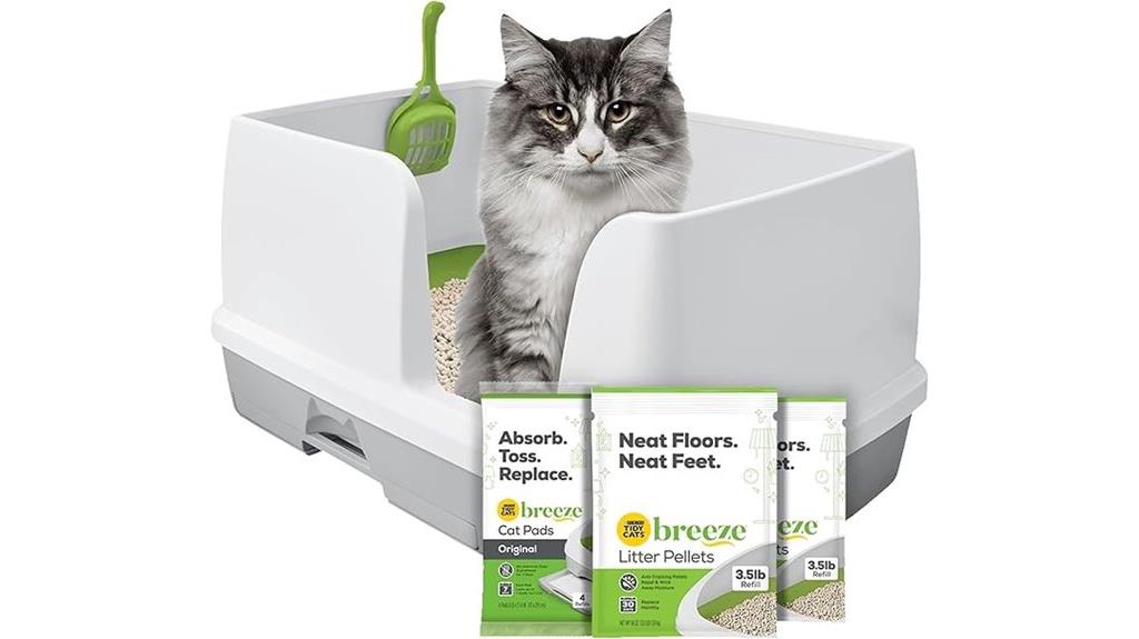 clumping free cat litter system