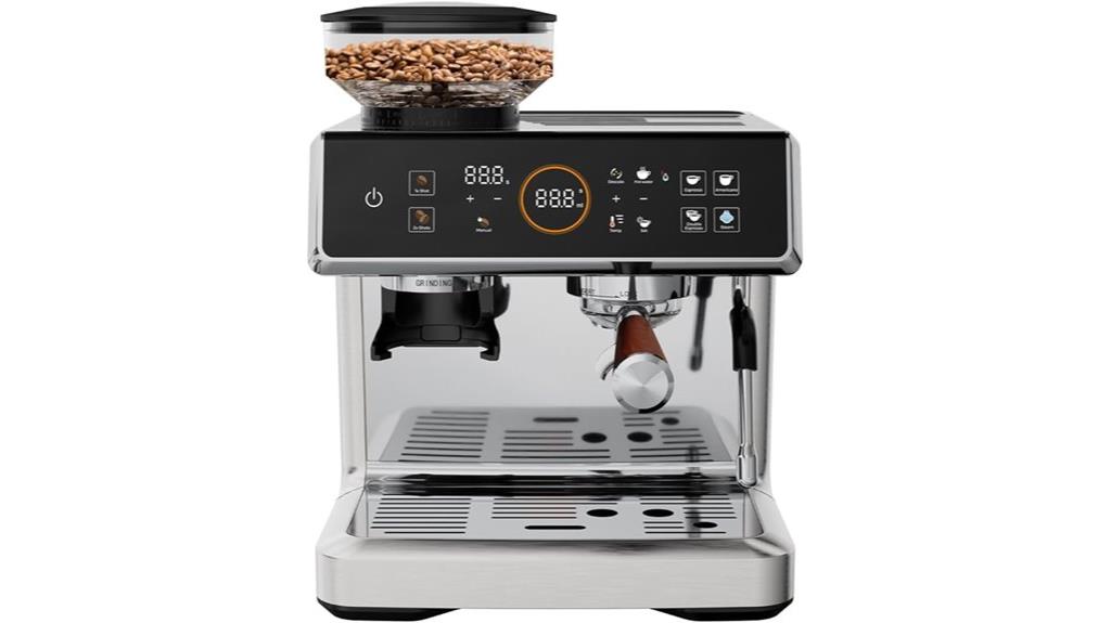 coffee maker with grinder