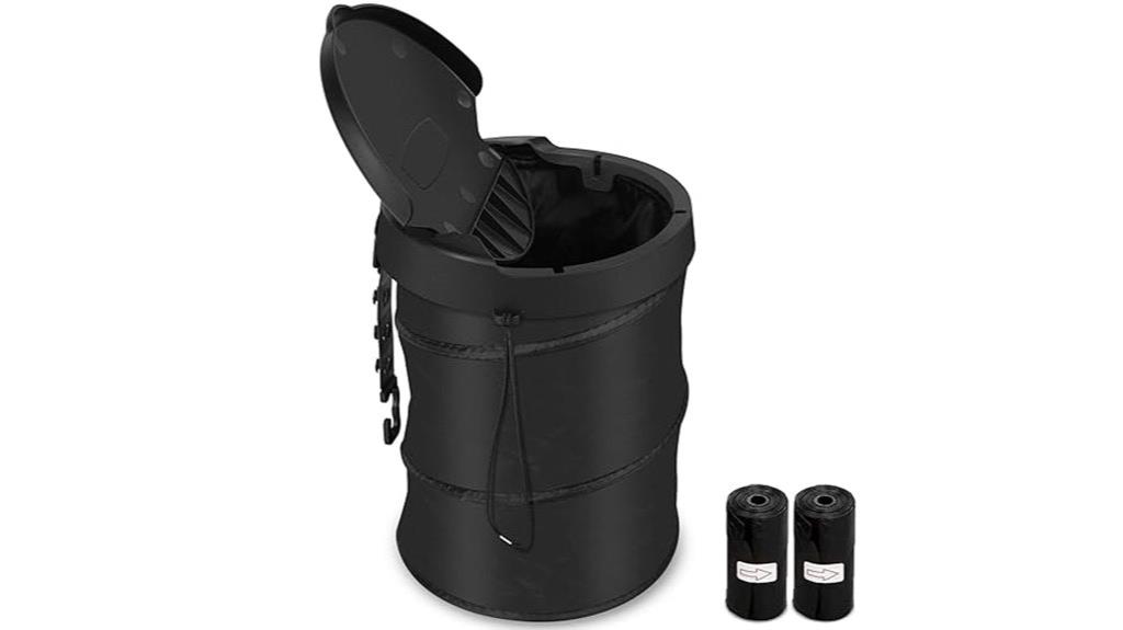 collapsible car trash bin