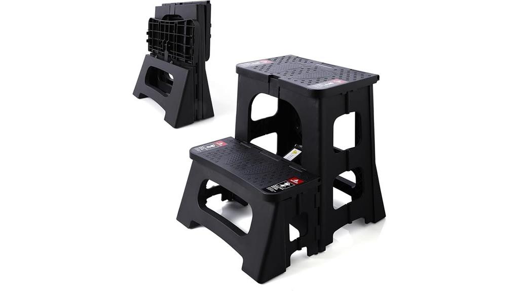 collapsible safety step stool