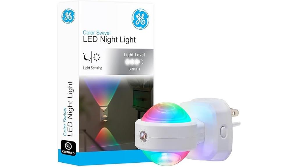 color changing swivel led