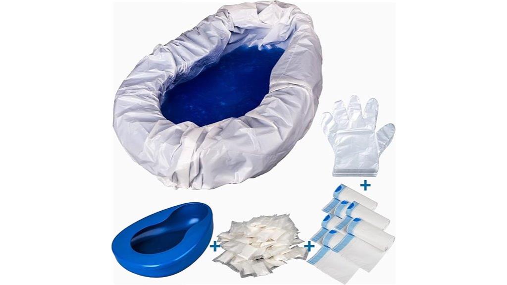 comfortable bed pan set