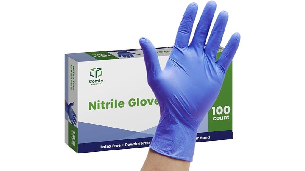 comfortable latex free gloves
