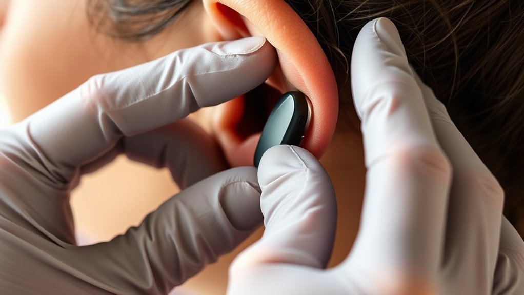 comfortable properly fitted hearing aids