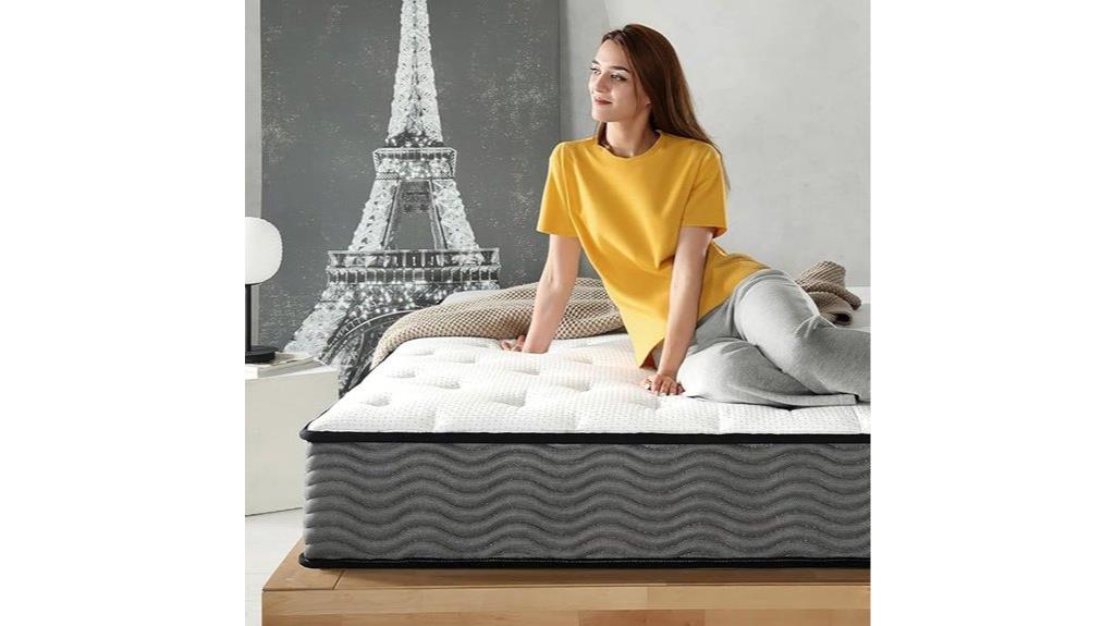 comfortable queen hybrid mattress