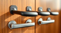 comfortable secure door handles