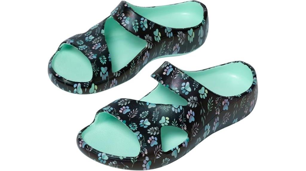 comfortable slide sandals