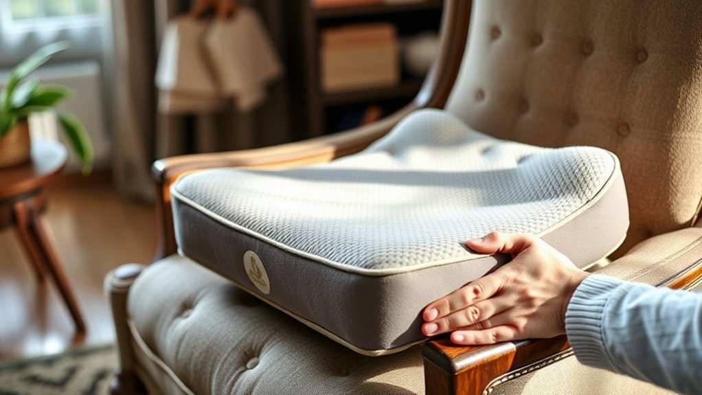 comfortable supportive breathable cushion