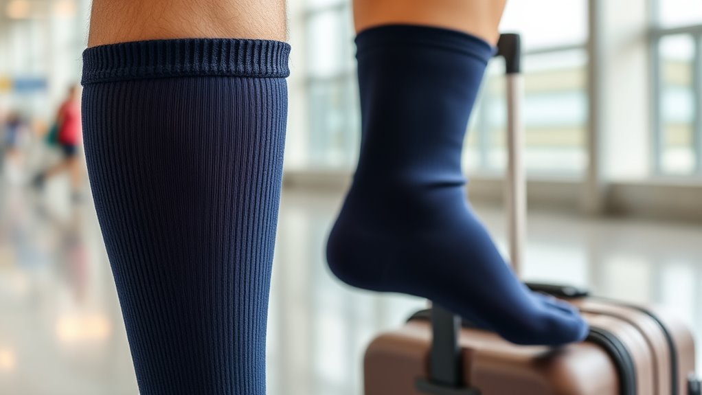 comfortable travel compression socks