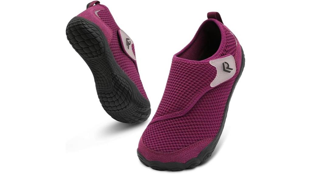 comfortable wide zero drop sneakers