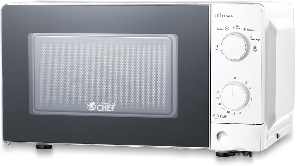 commercial microwave with six levels