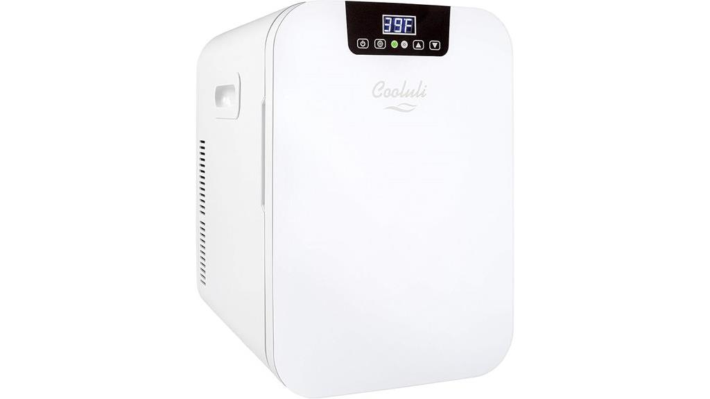 compact 20l cooler with thermostat