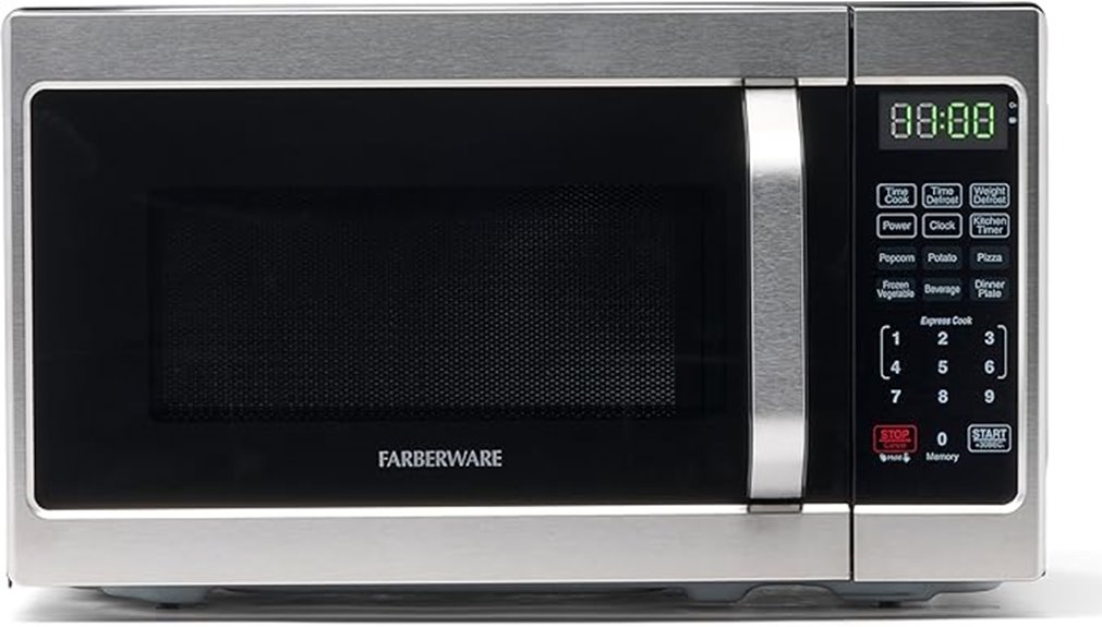 compact 700w microwave
