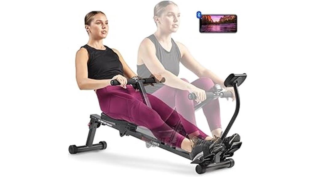compact adjustable rowing machine