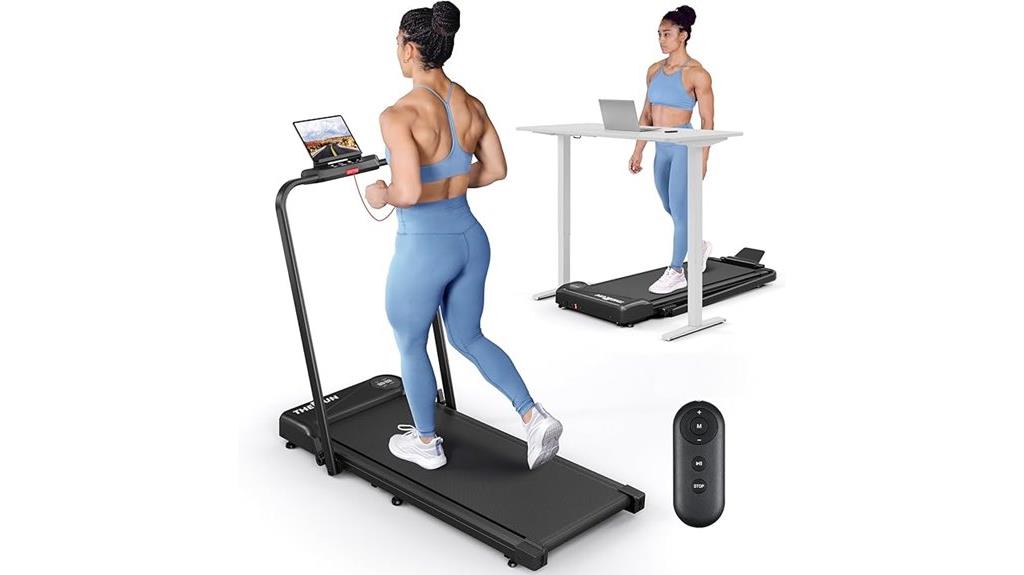 compact under desk treadmill