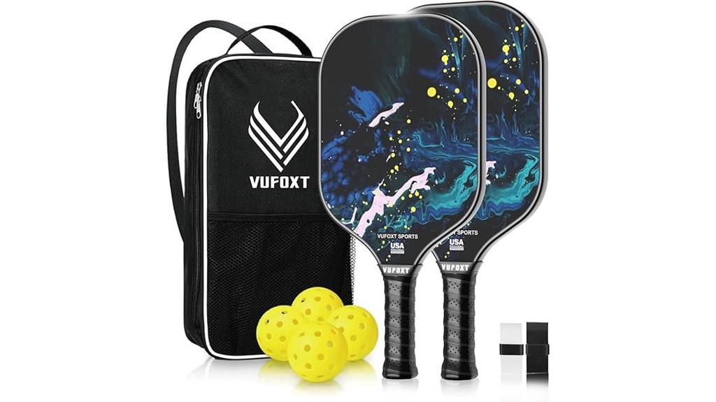 complete pickleball paddle set