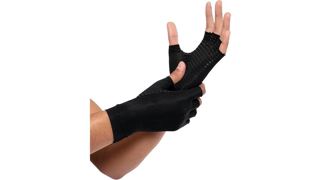 copper arthritis compression gloves
