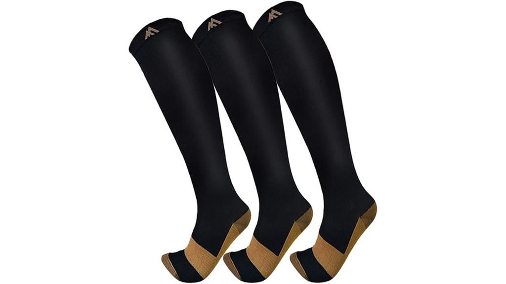 copper compression sock set