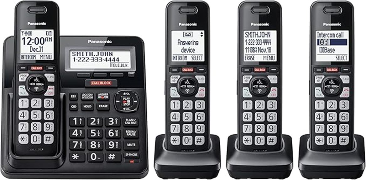 cordless phone with call blocking