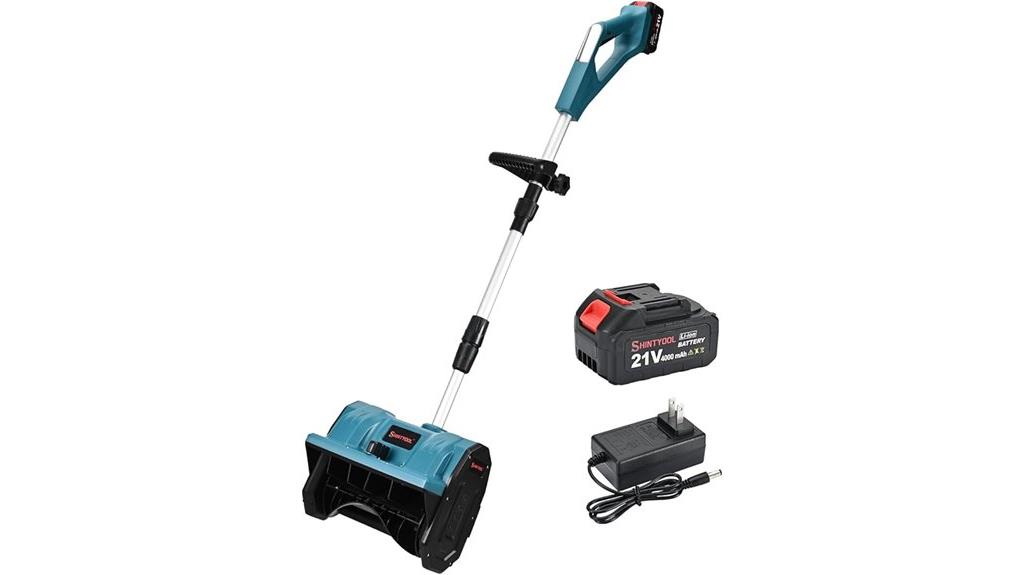 cordless snow blower details