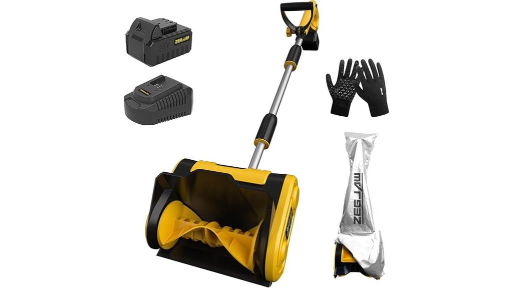 cordless snow shovel kit