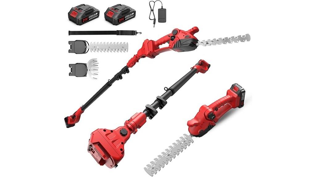 cordless trimmer and shear