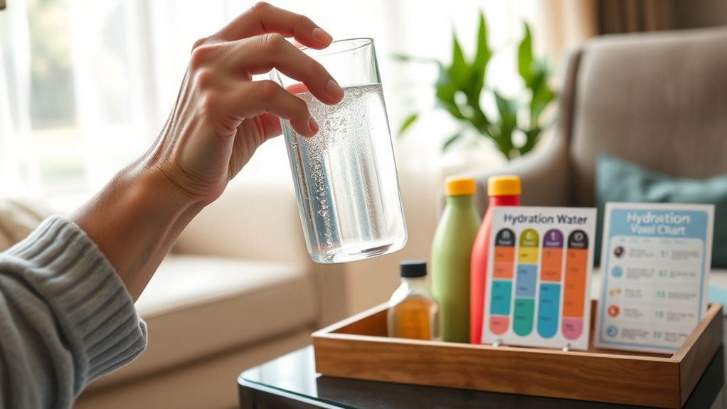 create hydration routine consistently