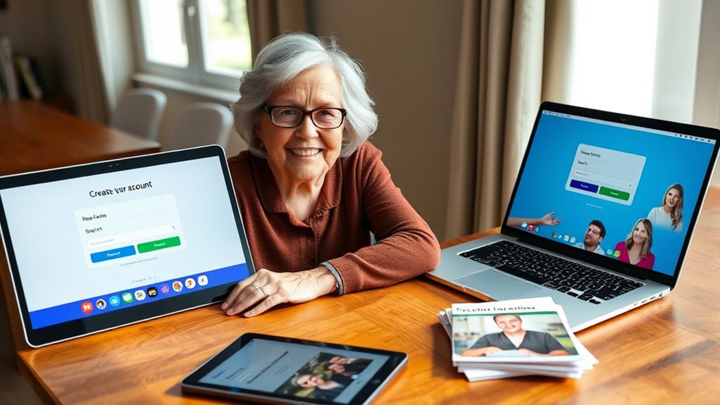 create secure video account