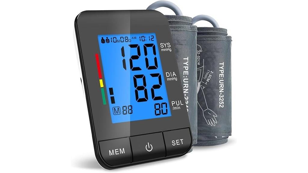 digital bp machine with cuffs