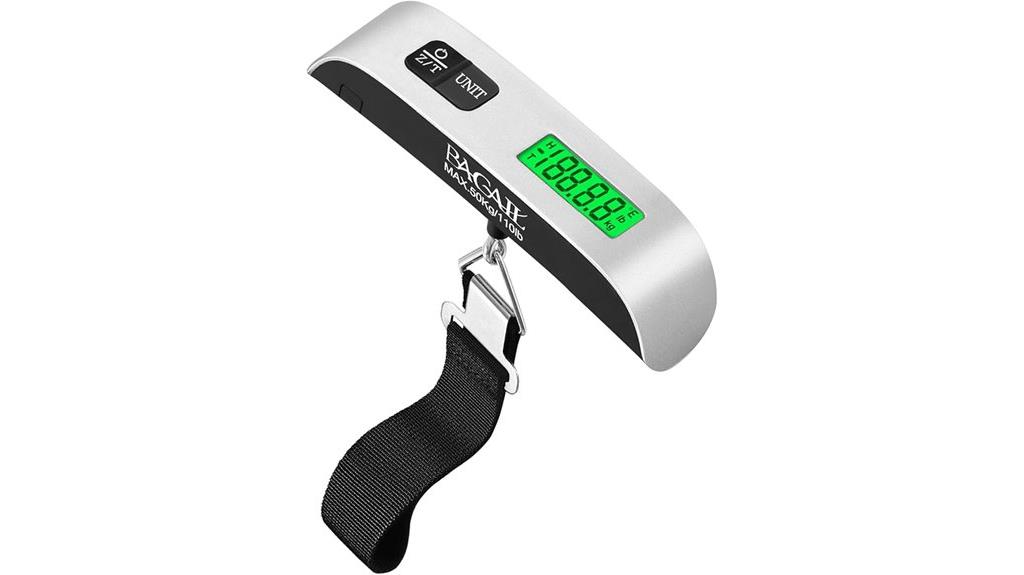digital luggage scale display