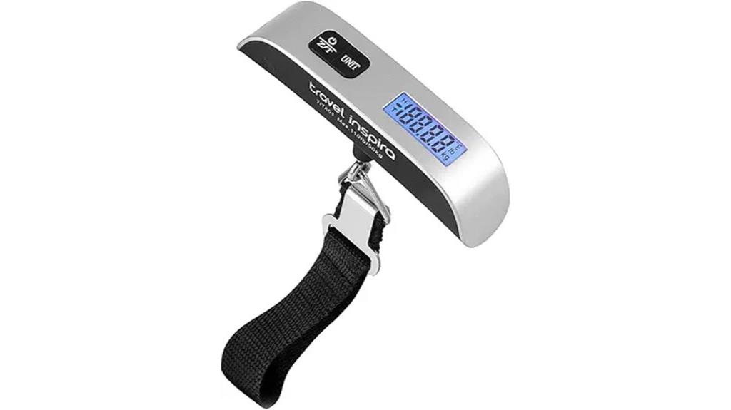 digital luggage scale with battery