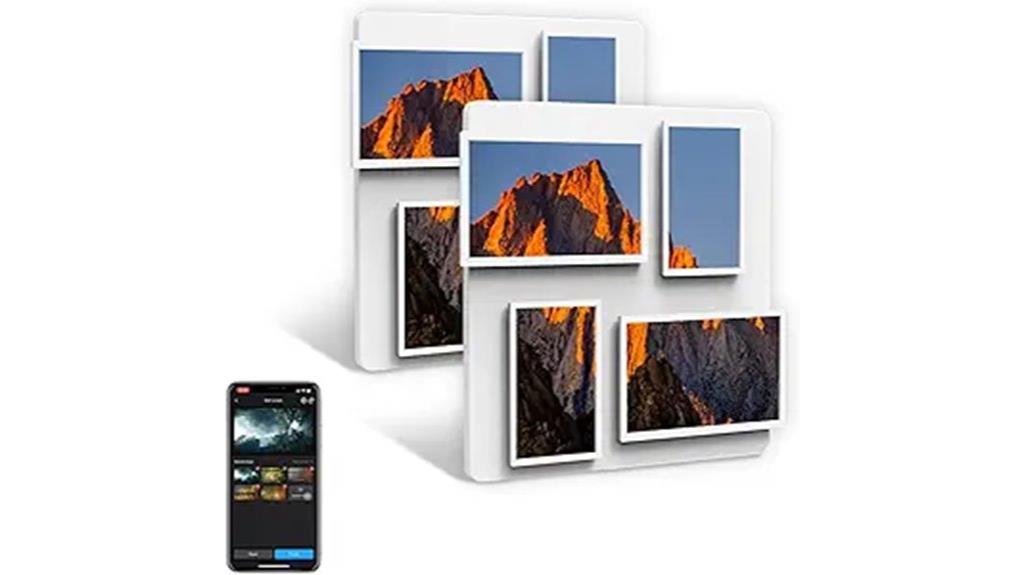 digital photo wall frames
