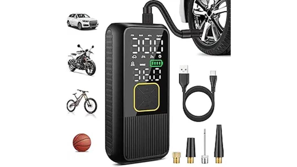 digital portable tire inflator