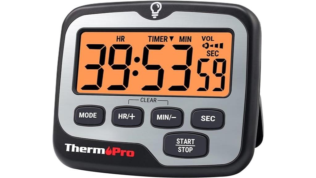 digital touchscreen kitchen timer