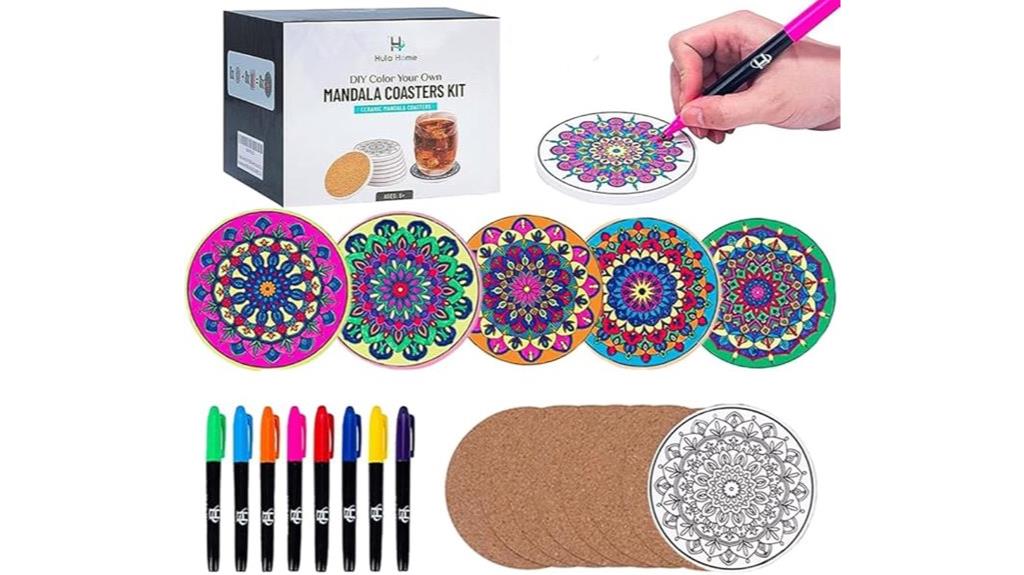 diy mandala coaster kit