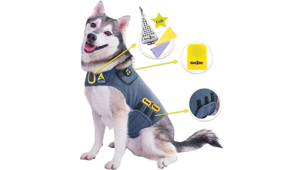 dog anxiety vest with music