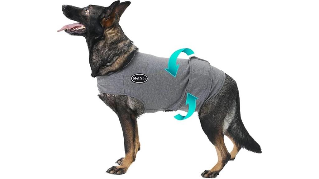 dog calming thunder jacket