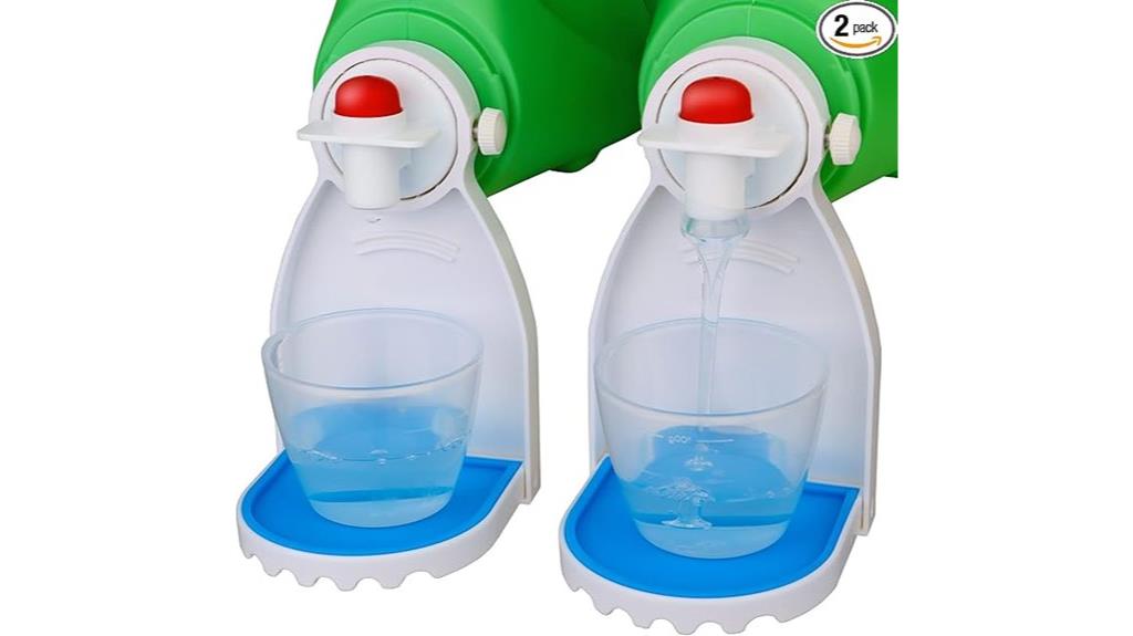 double laundry detergent holders