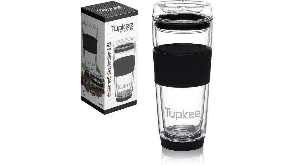 double wall glass tumbler