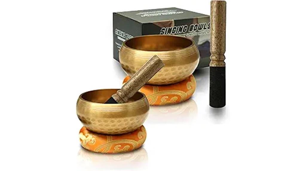 dual chakra singing bowls