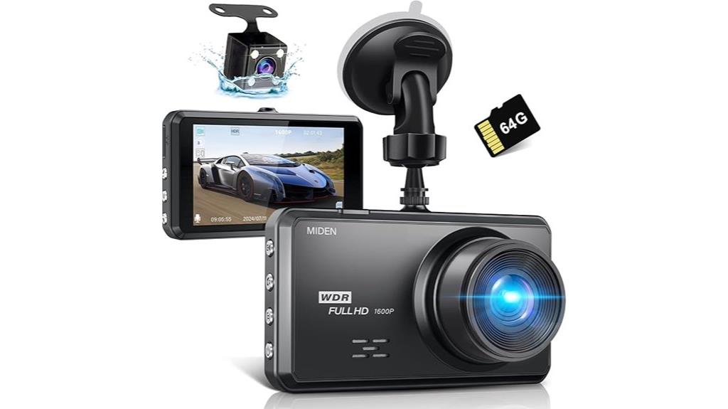 dual dash cam package