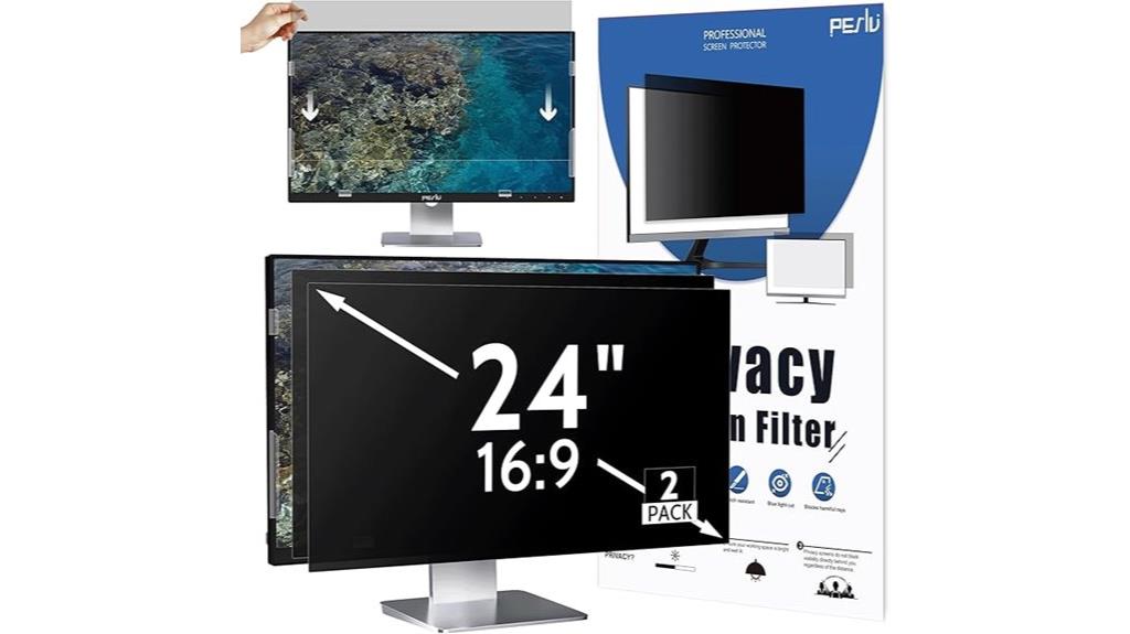 dual monitor privacy screens