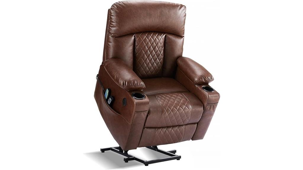 dual motor recliner with heat