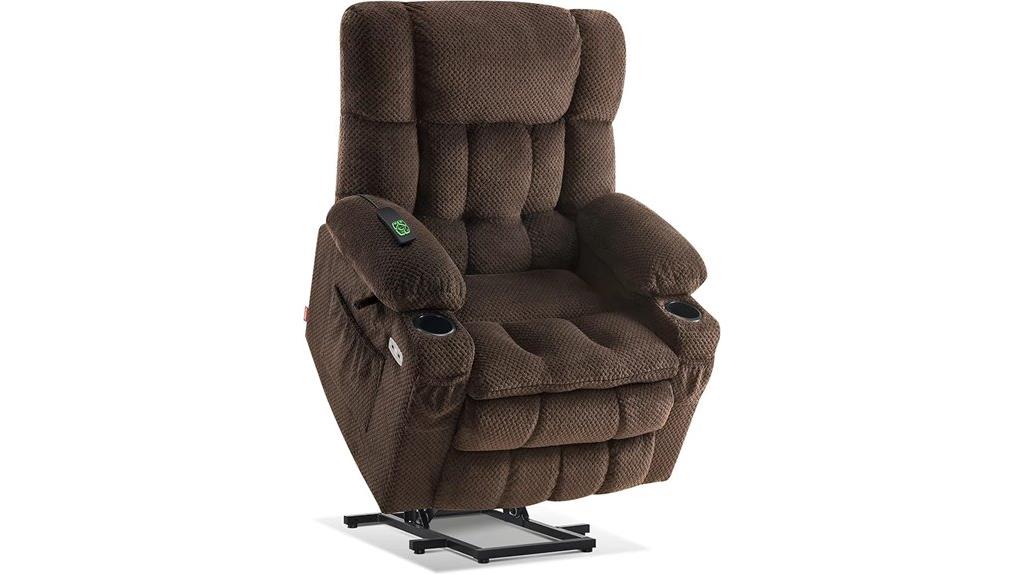 dual motor recliner with massage