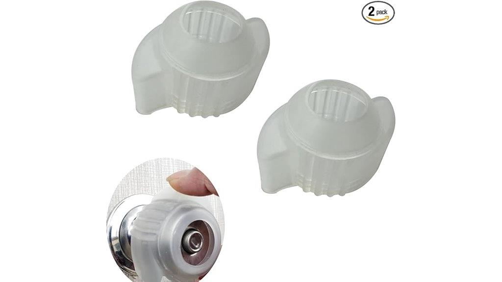 dual rubber door handle covers