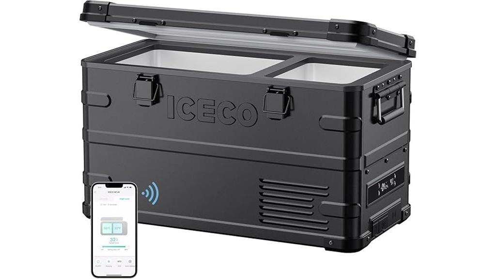 dual zone portable fridge