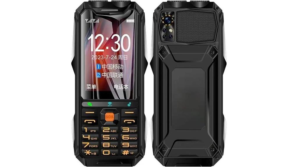 durable 4g large screen